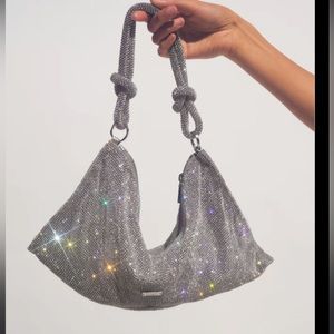 Hera nano rhinestone shoulder bag